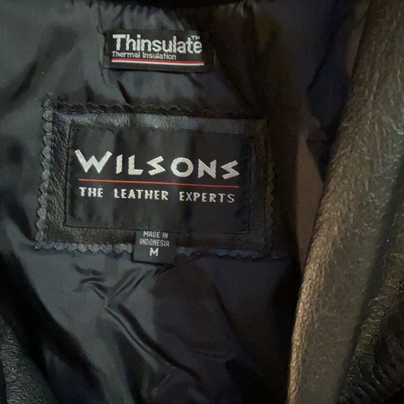 Wilson’s Thinsulate Riding Leather Jacket - Picture 3 of 9